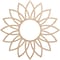 Ekena Millwork Daisy Wood Fretwork Pierced Ceiling Medallion, Alder, 30"OD x 10 1/2"ID x 3/8"T CMWP30X30X0375DAAL - alternate 1